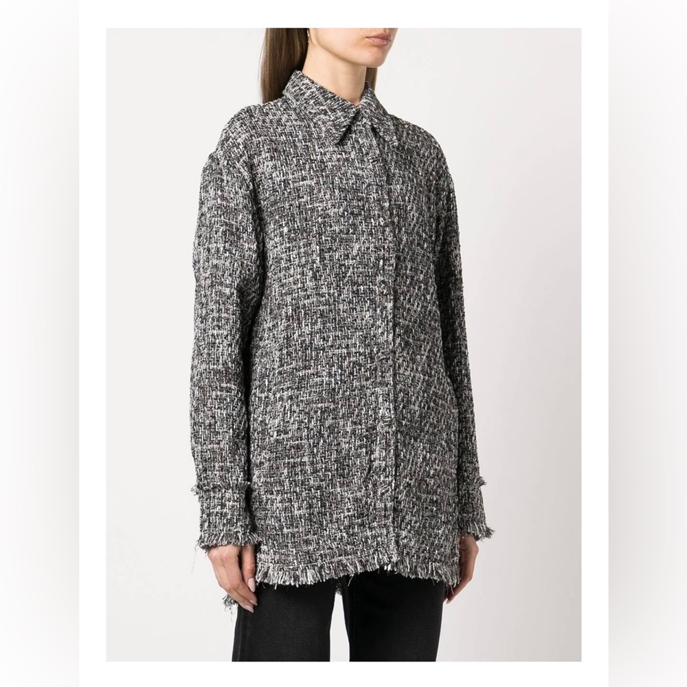 SOLD APPARIS Misty Tweed Shacket
